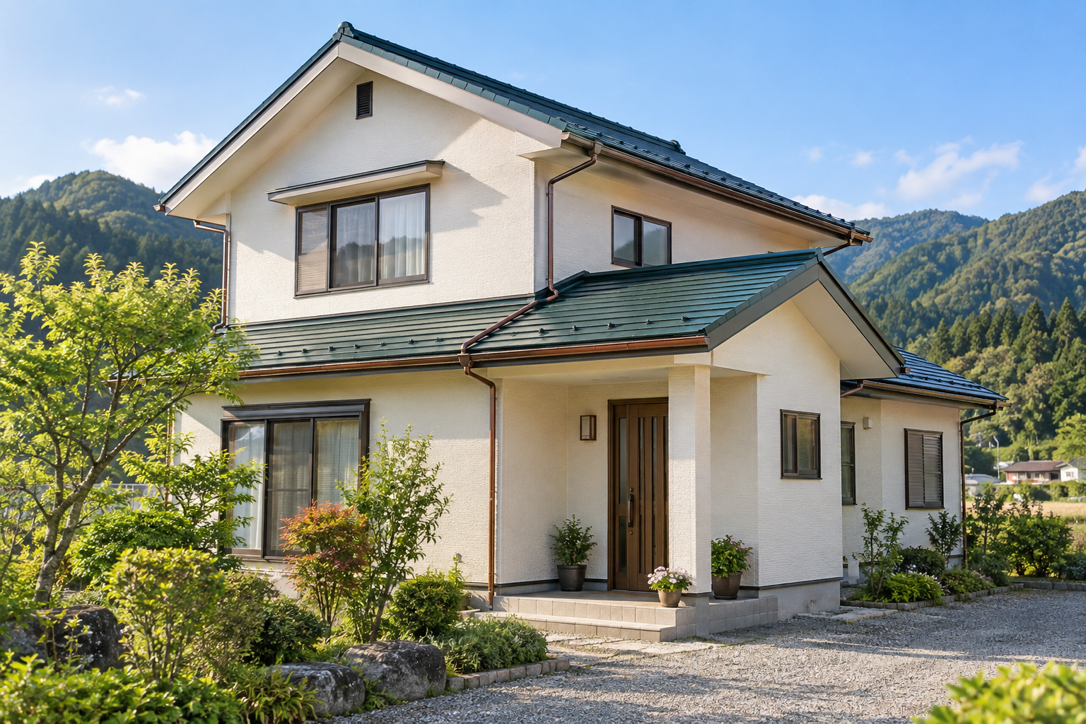 外壁を塗り替えた住宅のイメージ